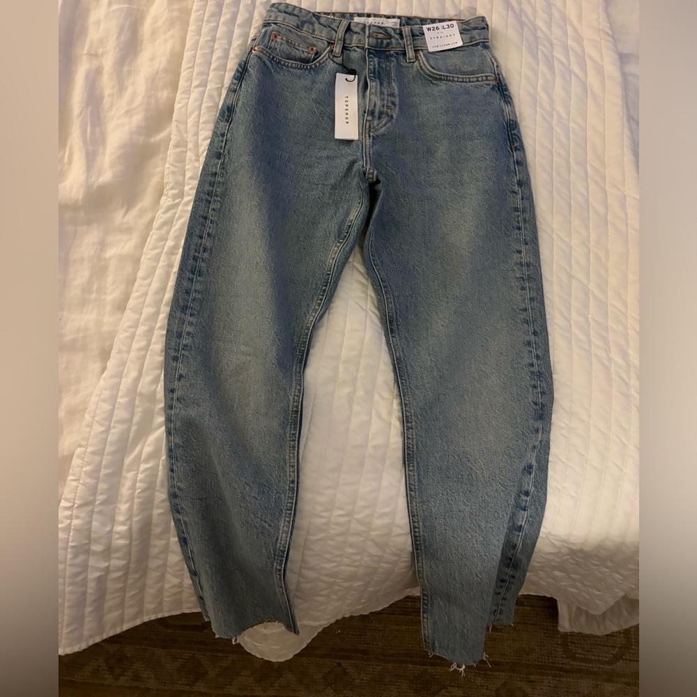 Topshop crop jeans size 4